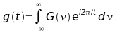 g(t)